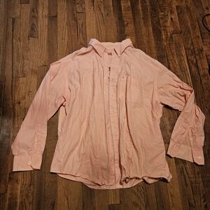 Izod Men's Light Pink Casual Button-Down Shirt